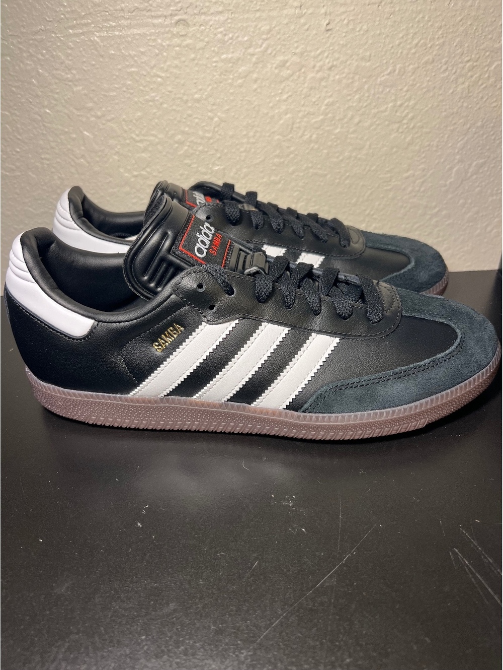 adidas Samba Indoor 'Black White Gum'